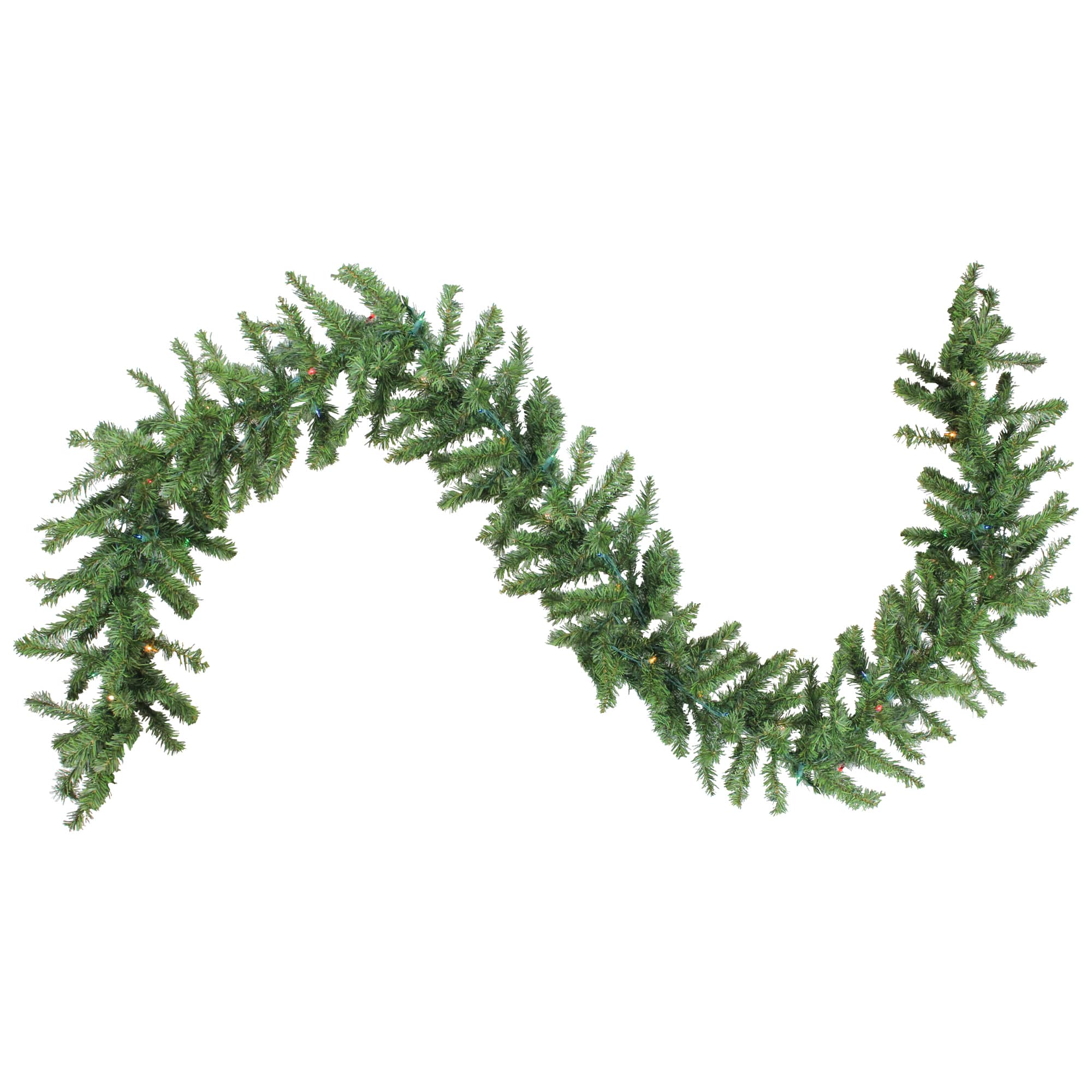 9ft. Pre-Lit Canadian Pine Christmas Garland